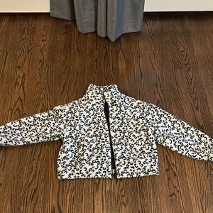 L.A. Hearts leopard print zip up jacket